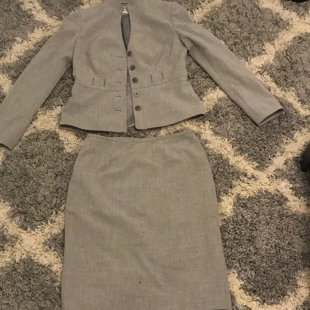Gray suit